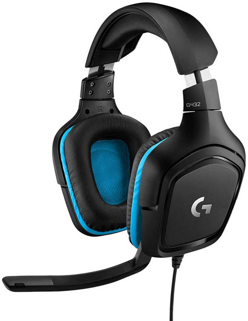 Logitech G432 Gaming Headset with 7.1 Virtual Surround Sound - Console Accessories by Logitech The Chelsea Gamer