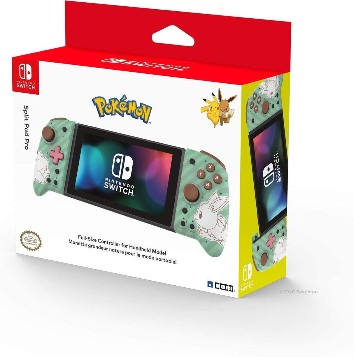 HORI Split Pad Pro - Pikachu & Eevee Edition - Console Accessories by HORI The Chelsea Gamer