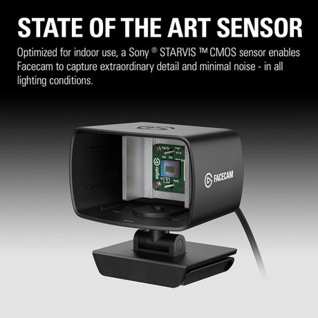 Elgato Facecam - 1080p60 True Full HD Webcam - Core Components by Elgato The Chelsea Gamer