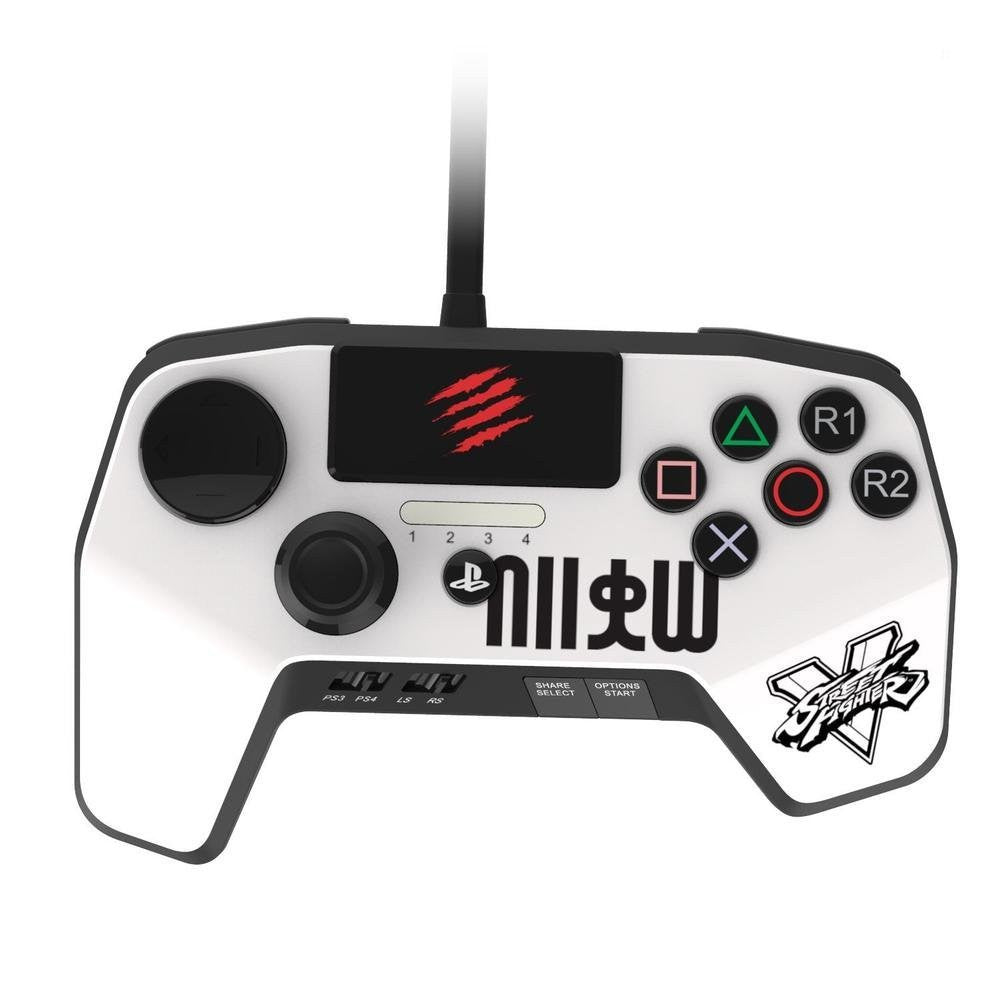 Mad Catz Street Fighter V FightPad Pro Ryu (PS4) - Console Accessories by Mad Catz The Chelsea Gamer