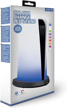 Venom Colour Change LED Stand For PlayStation 5 - Video Game Console Accessories by Venom The Chelsea Gamer