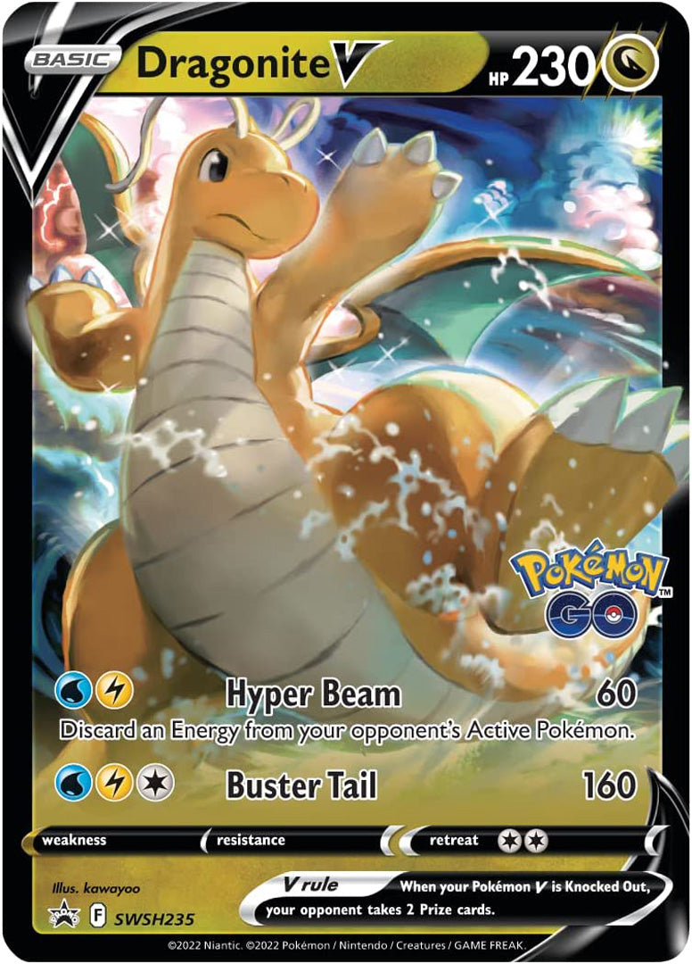 Pokémon TCG: Pokémon GO Premier Deck Holder Collection Dragonite VSTAR - Merchandise by Pokémon The Chelsea Gamer