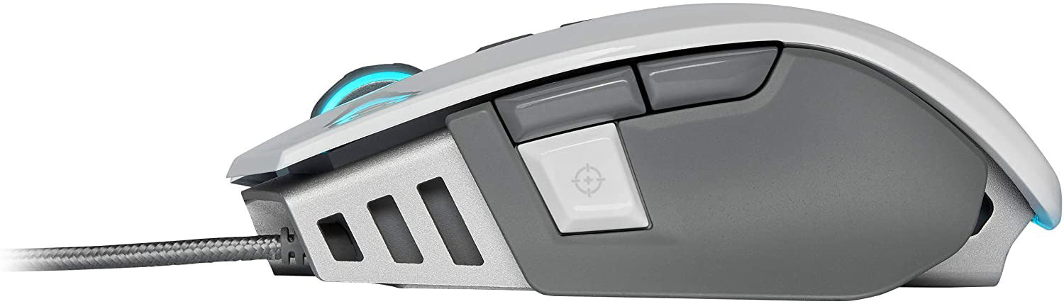 Corsair - M65 RGB ELITE Tunable FPS Gaming Mouse - White - Mice by Corsair The Chelsea Gamer