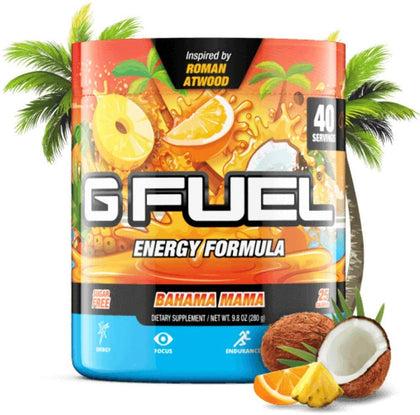 G FUEL Tub - Roman Atwood's Bahama Mama Flavour - merchandise by G Fuel The Chelsea Gamer