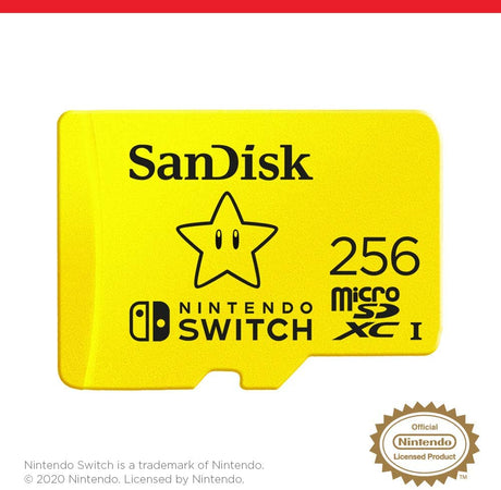 Sandisk 256GB MicroSDXC Memory Card for Nintendo Switch - Console Accessories by Sandisk The Chelsea Gamer