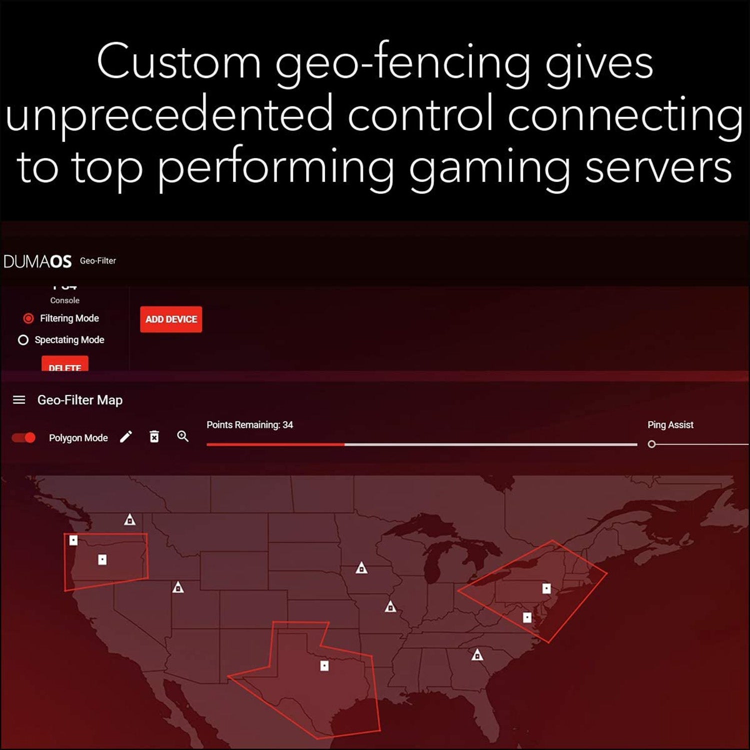 Netgear Nighthawk Pro Gaming XR1000 Ethernet Wireless Router - Networking by Netgear The Chelsea Gamer