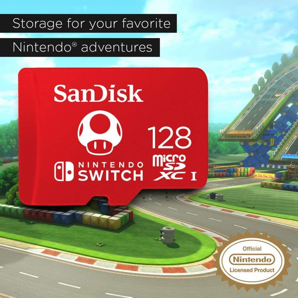 Sandisk 128GB MicroSDXC Memory Card for Nintendo Switch - Console Accessories by Sandisk The Chelsea Gamer