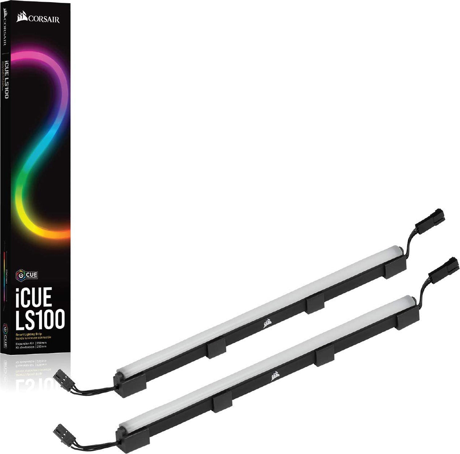 Corsair - iCUE LS100 Smart Lighting Strip Expansion Kit 250mm - Core Components by Corsair The Chelsea Gamer