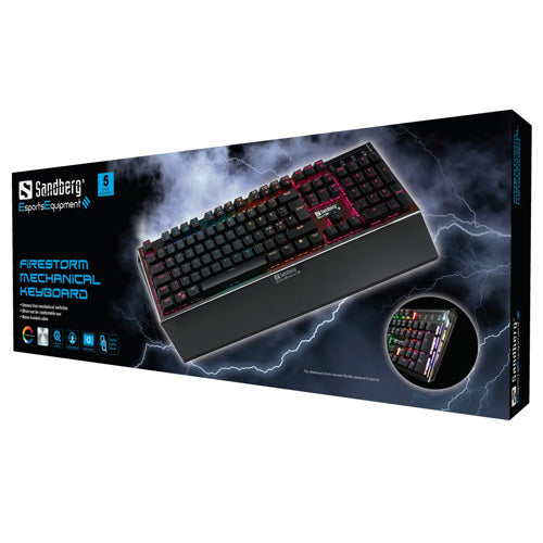 Sandberg FireStorm Mech Keyboard UK - Keyboard by Sandberg The Chelsea Gamer