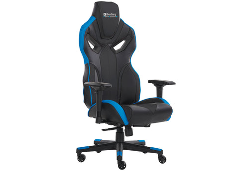 Sandberg Voodoo Gaming Chair Black/Blue - Furniture by Sandberg The Chelsea Gamer