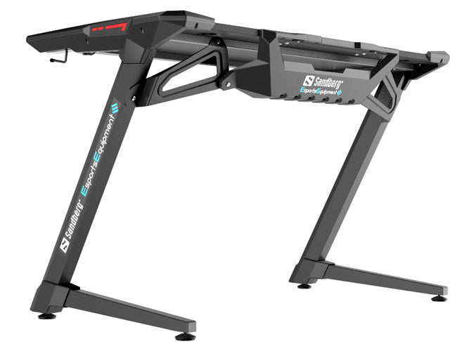 Sandberg Fighter Gaming Desk 2, Black - Furniture by Sandberg The Chelsea Gamer