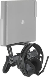 GamingXtra Gaming Wall Mount - PlayStation 4 and Xbox One - Universal Controller and Headphone Hook - Console Accessories by GamingXtra The Chelsea Gamer