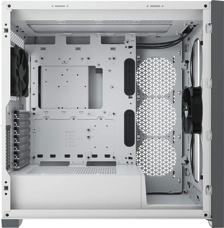Corsair 5000D Tempered Glass Midi Tower PC Case - White - Core Components by Corsair The Chelsea Gamer