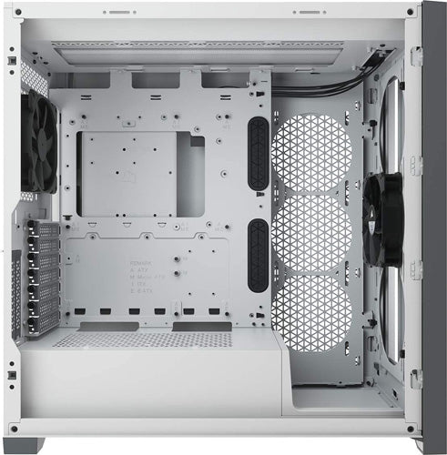 Corsair 5000D Tempered Glass Midi Tower PC Case - White - Core Components by Corsair The Chelsea Gamer