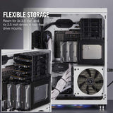 Corsair Crystal Series 680X RGB High Airflow Tempered Glass ATX Smart Gaming Case - White - Core Components by Corsair The Chelsea Gamer
