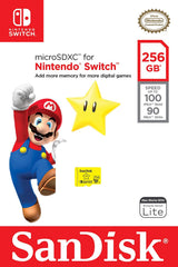 Sandisk 256GB MicroSDXC Memory Card for Nintendo Switch - Console Accessories by Sandisk The Chelsea Gamer