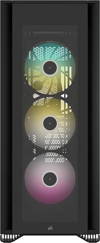 Corsair iCUE 7000X RGB Tempered Glass Full-Tower ATX PC Case — Black - Core Components by Corsair The Chelsea Gamer