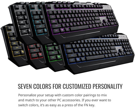 Cooler Master Devastator III USB LED Gaming Keyboard & Mouse Set - Keyboard by Cooler Master The Chelsea Gamer