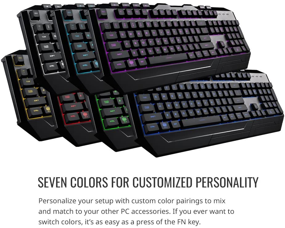 Cooler Master Devastator III USB LED Gaming Keyboard & Mouse Set - Keyboard by Cooler Master The Chelsea Gamer