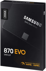 Samsung 870 EVO 250GB 2.5" SATA III SSD - Core Components by Samsung The Chelsea Gamer