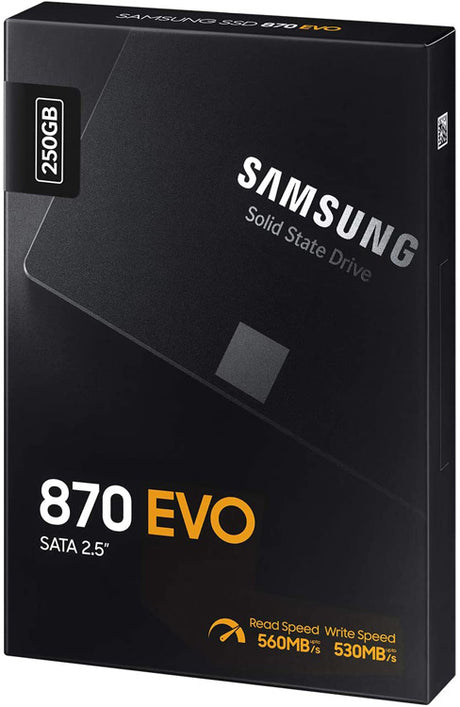 Samsung 870 EVO 250GB 2.5" SATA III SSD - Core Components by Samsung The Chelsea Gamer