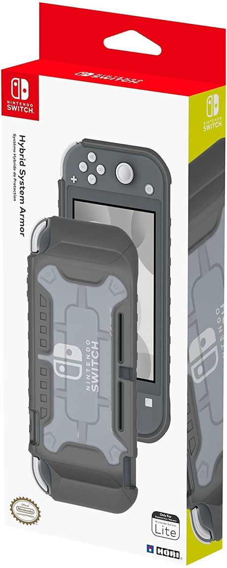 Nintendo Switch Lite Hybrid System Armor (Grey) by HORI - Console Accessories by HORI The Chelsea Gamer