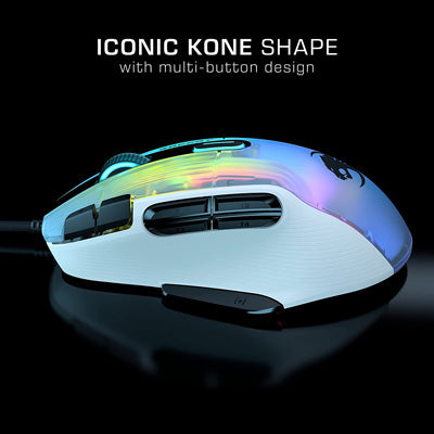 Roccat Kone XP - Arctic White - Mice by Roccat The Chelsea Gamer