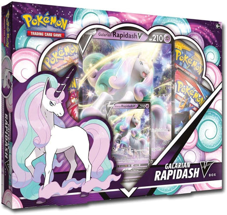 Pokémon TCG: Galarian Rapidash V Box - merchandise by Pokémon The Chelsea Gamer