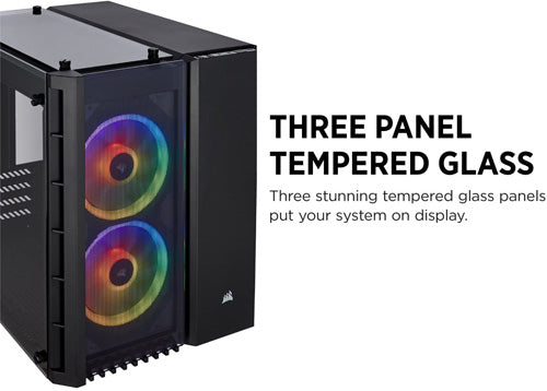 Corsair Crystal 280X PC Case - Black - Core Components by Corsair The Chelsea Gamer