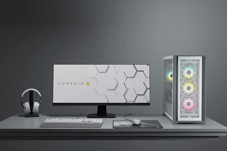 Corsair 5000D AIRFLOW Midi Tower PC Case - White - Core Components by Corsair The Chelsea Gamer