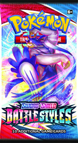 Pokémon Sword & Shield Battle Styles Triple Pack Booster - merchandise by Pokémon The Chelsea Gamer
