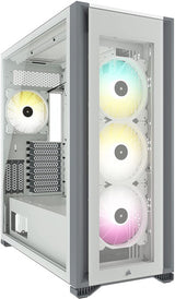 Corsair iCUE 7000X RGB Tempered Glass Full-Tower ATX PC Case — White - Core Components by Corsair The Chelsea Gamer
