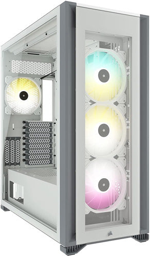 Corsair iCUE 7000X RGB Tempered Glass Full-Tower ATX PC Case — White - Core Components by Corsair The Chelsea Gamer