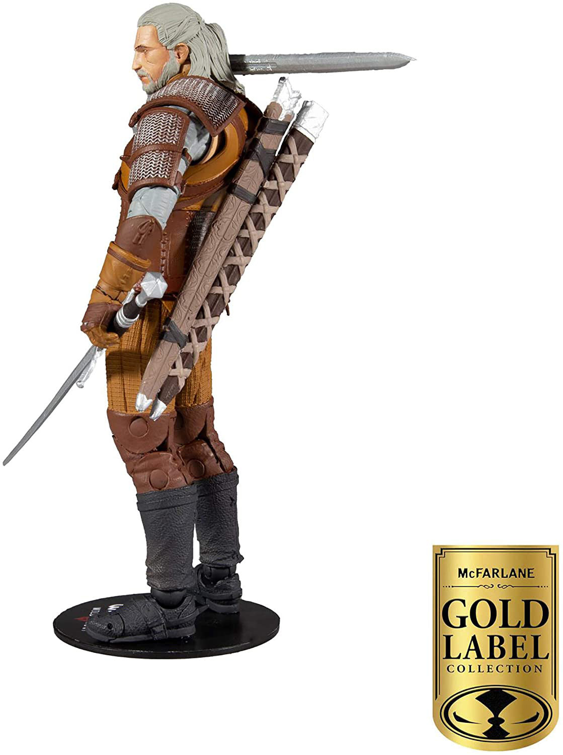 McFarlane -Geralt Of Rivia (Gold Label Series) - The Witcher - merchandise by McFarlane The Chelsea Gamer