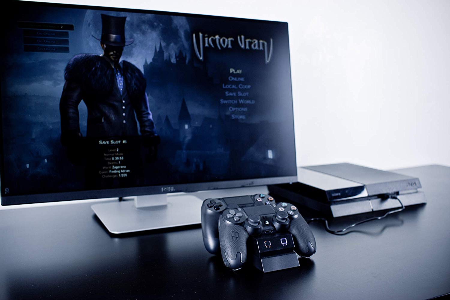 Venom PlayStation 4 Twin Charge Docking Station - Black - Console Accessories by Venom The Chelsea Gamer