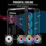Corsair Crystal Series 680X RGB High Airflow Tempered Glass ATX Smart Gaming Case - Black - Core Components by Corsair The Chelsea Gamer