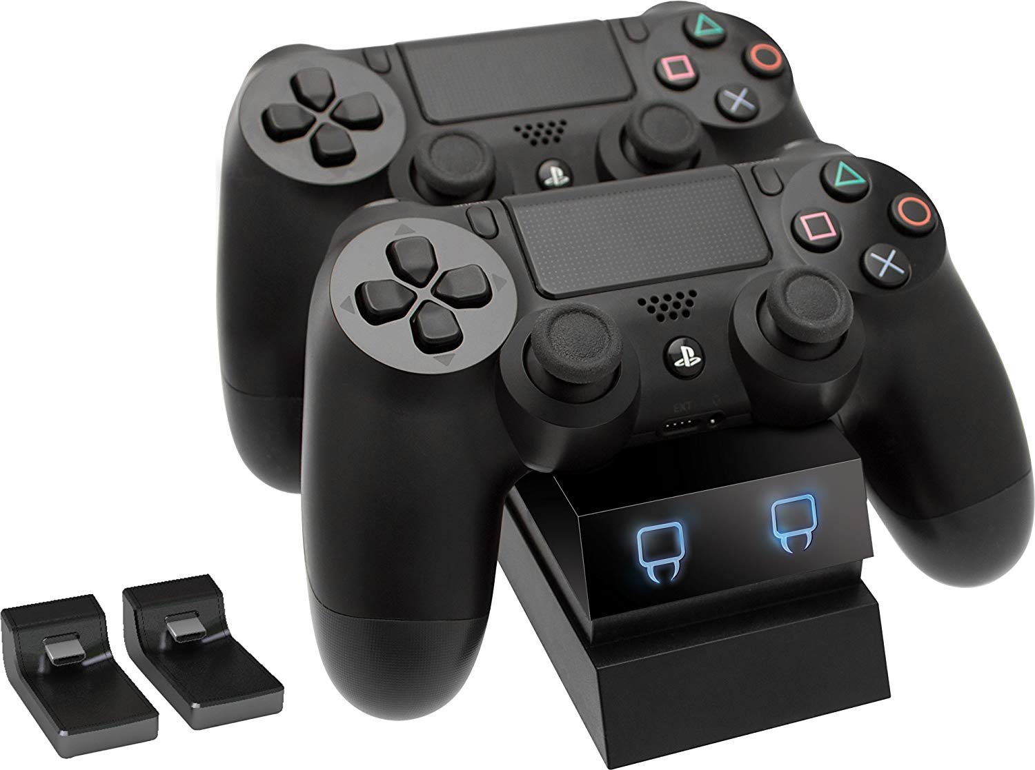 Venom PlayStation 4 Twin Charge Docking Station - Black - Console Accessories by Venom The Chelsea Gamer