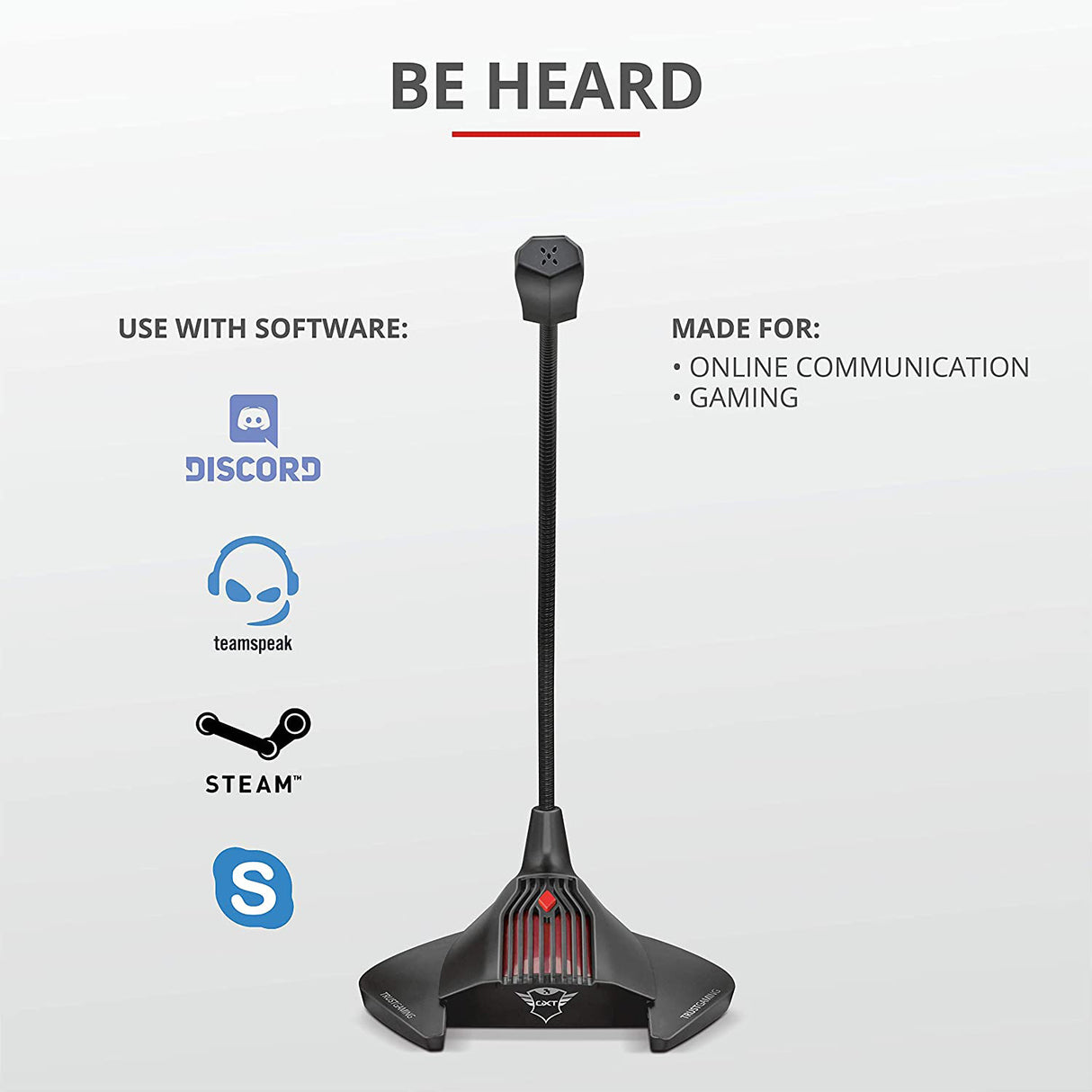 Trust Gaming Nepa GXT 239 Microphone - Core Components by Trust The Chelsea Gamer