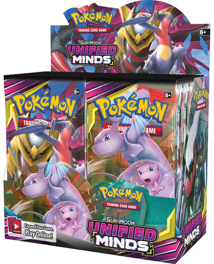 Pokemon UNIFIED MINDS TCG Boosters - merchandise by Pokémon The Chelsea Gamer
