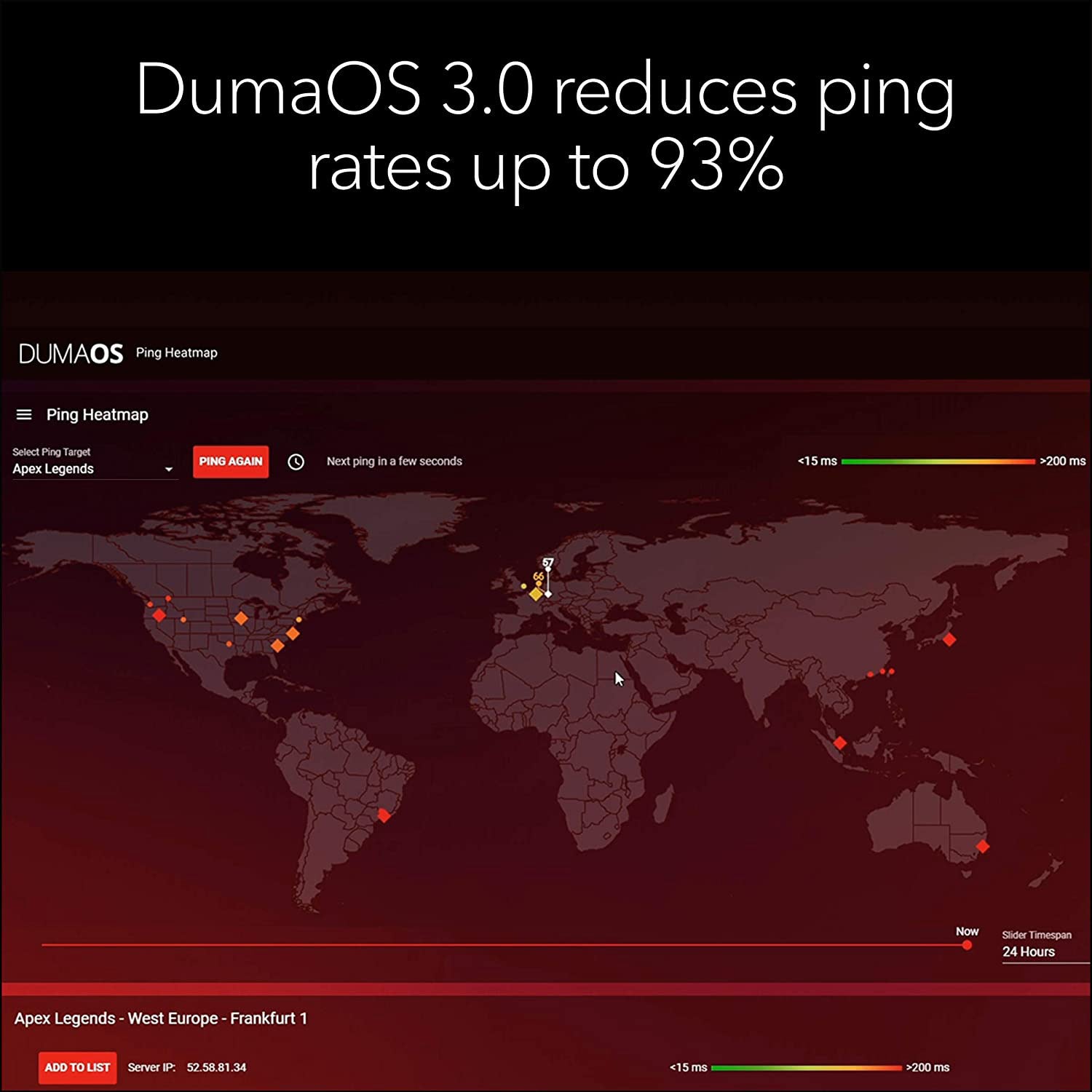 Netgear Nighthawk Pro Gaming XR1000 Ethernet Wireless Router - Networking by Netgear The Chelsea Gamer