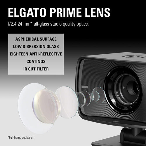 Elgato Facecam - 1080p60 True Full HD Webcam - Core Components by Elgato The Chelsea Gamer