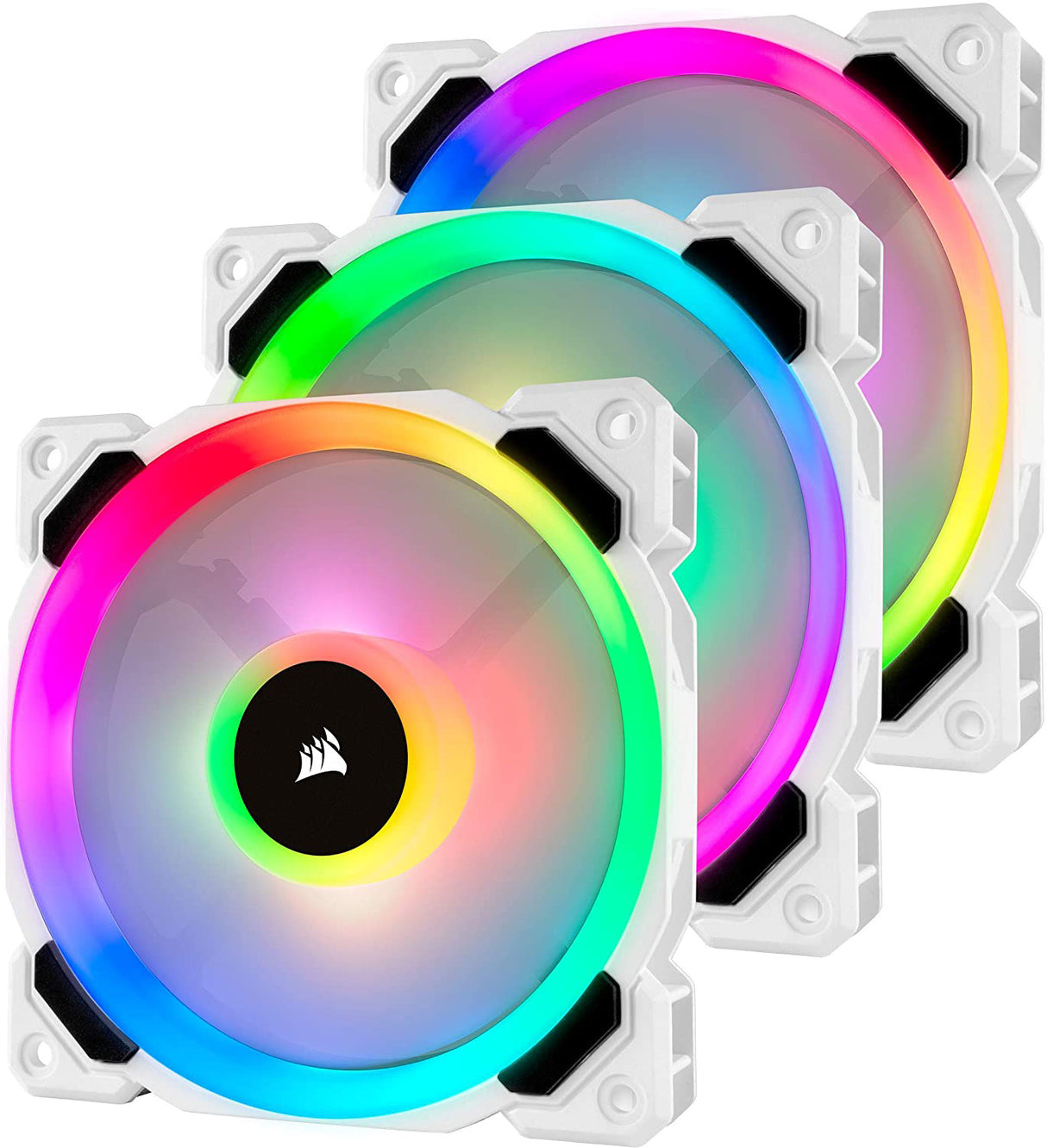 Corsair LL120, 120mm Dual Light Loop, Triple Fan Pack - Core Components by Corsair The Chelsea Gamer