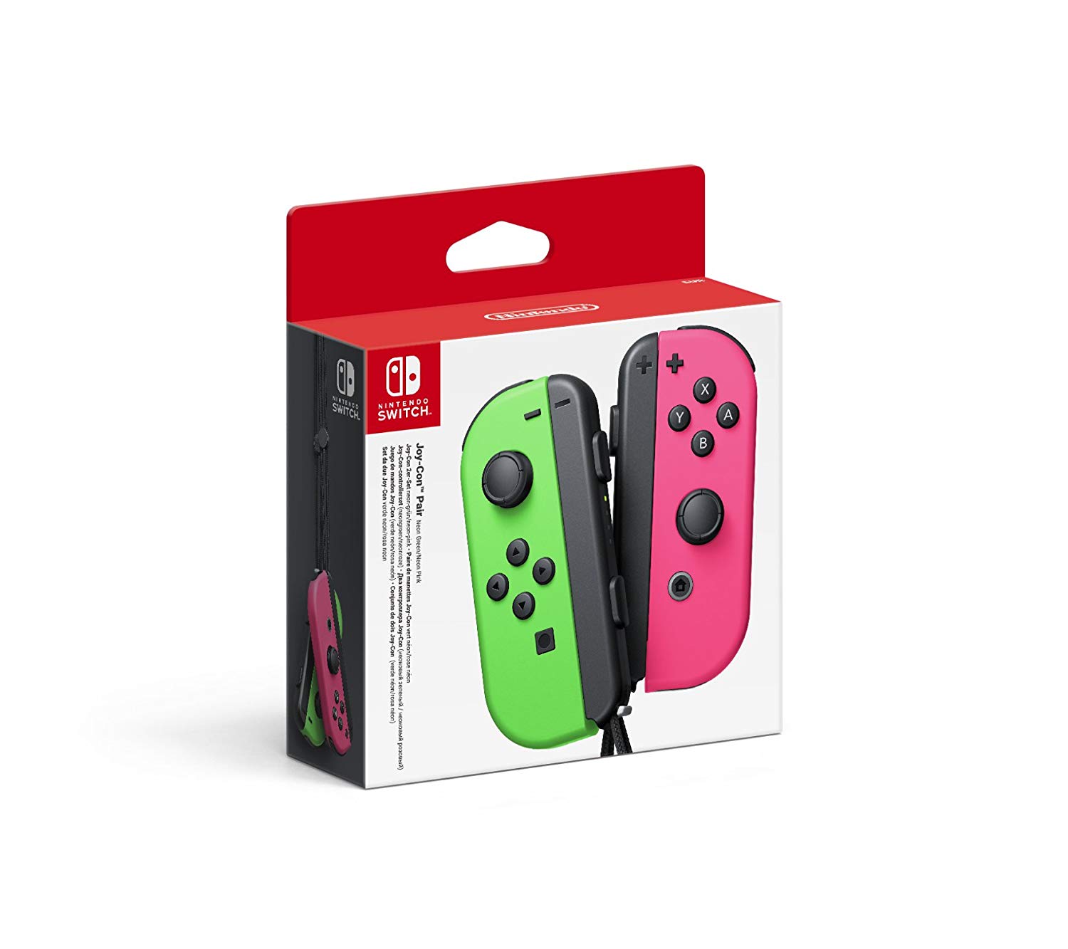 Joy-Con Pair Neon Green and Pink - Console Accessories by Nintendo The Chelsea Gamer