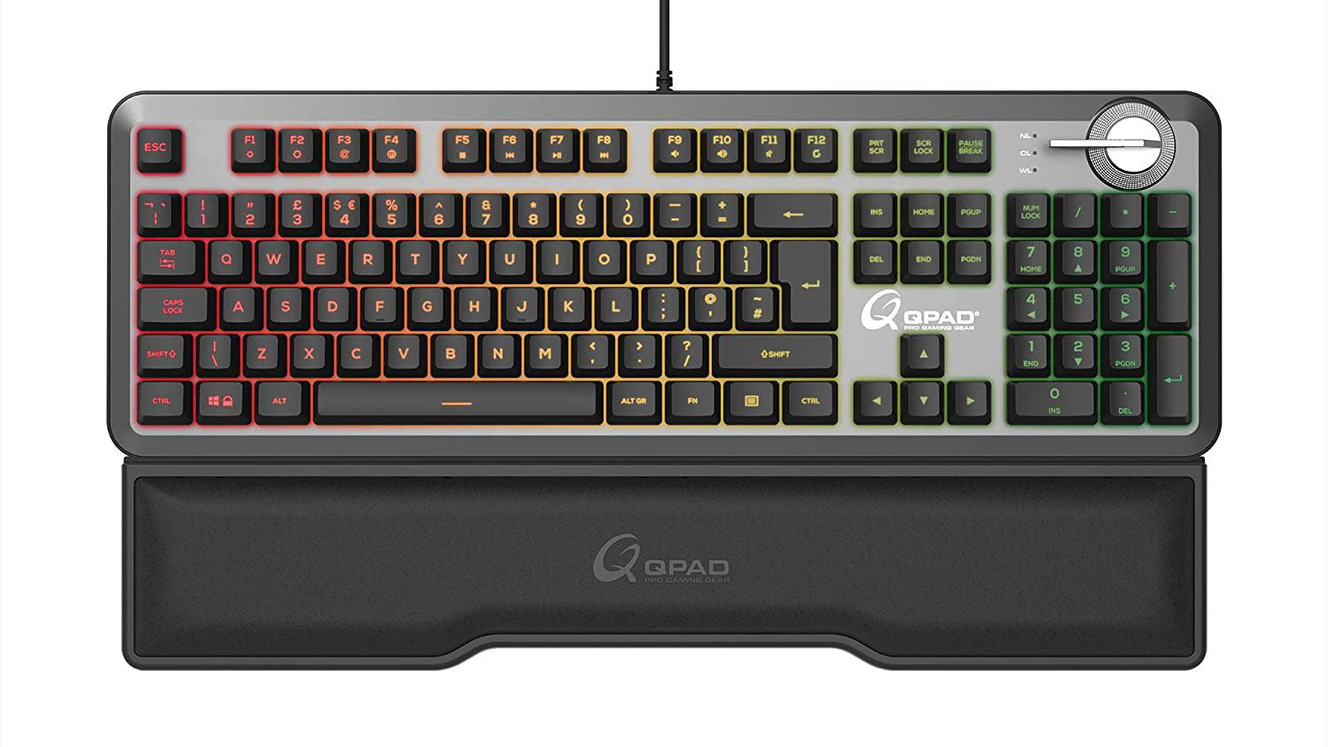 QPAD MK–95 Pro Gaming Mechanical Switchable Optical Switch Keyboard - Keyboard by QPAD The Chelsea Gamer