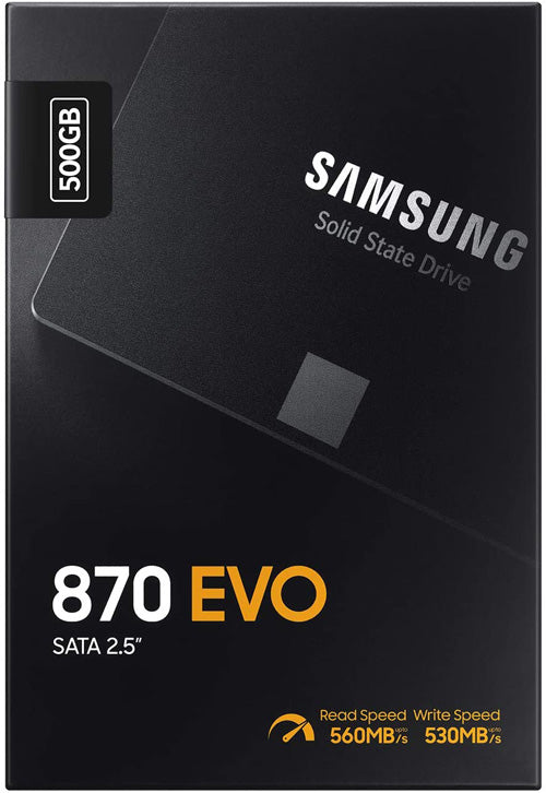 Samsung 870 EVO 500GB 2.5" SATA III SSD - Core Components by Samsung The Chelsea Gamer