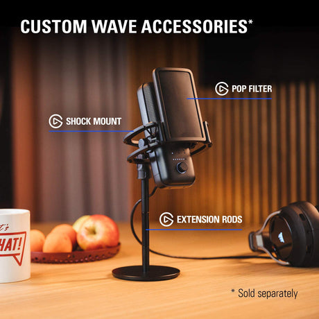 Elgato Wave 3 Mic - Console Accessories by Elgato The Chelsea Gamer