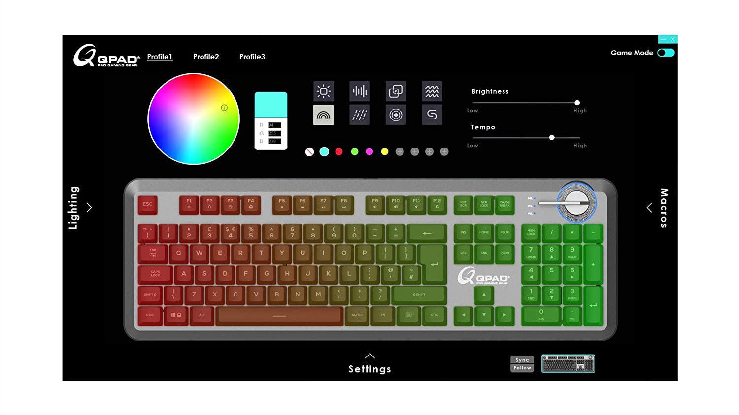 QPAD MK–95 Pro Gaming Mechanical Switchable Optical Switch Keyboard - Keyboard by QPAD The Chelsea Gamer