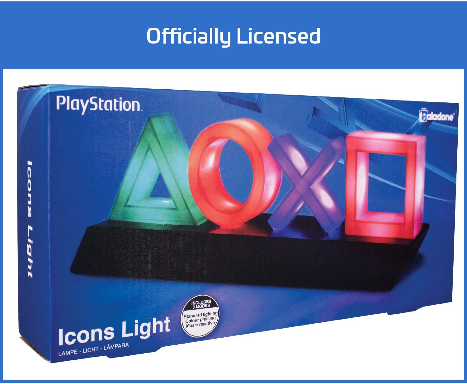 PlayStation Icon Light - merchandise by Paladone The Chelsea Gamer