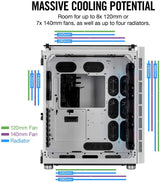 Corsair Crystal Series 680X RGB High Airflow Tempered Glass ATX Smart Gaming Case - White - Core Components by Corsair The Chelsea Gamer