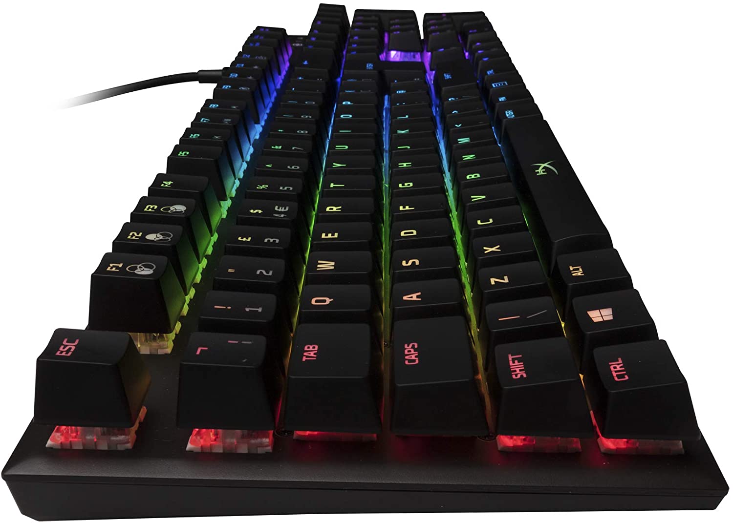 HyperX Alloy FPS USB RGB LED Gaming Keyboard with Mechanical Kailh Silver Speed Switches - Keyboard by HyperX The Chelsea Gamer